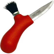 Нож Morakniv для грибов, нержавеющая сталь, красный
