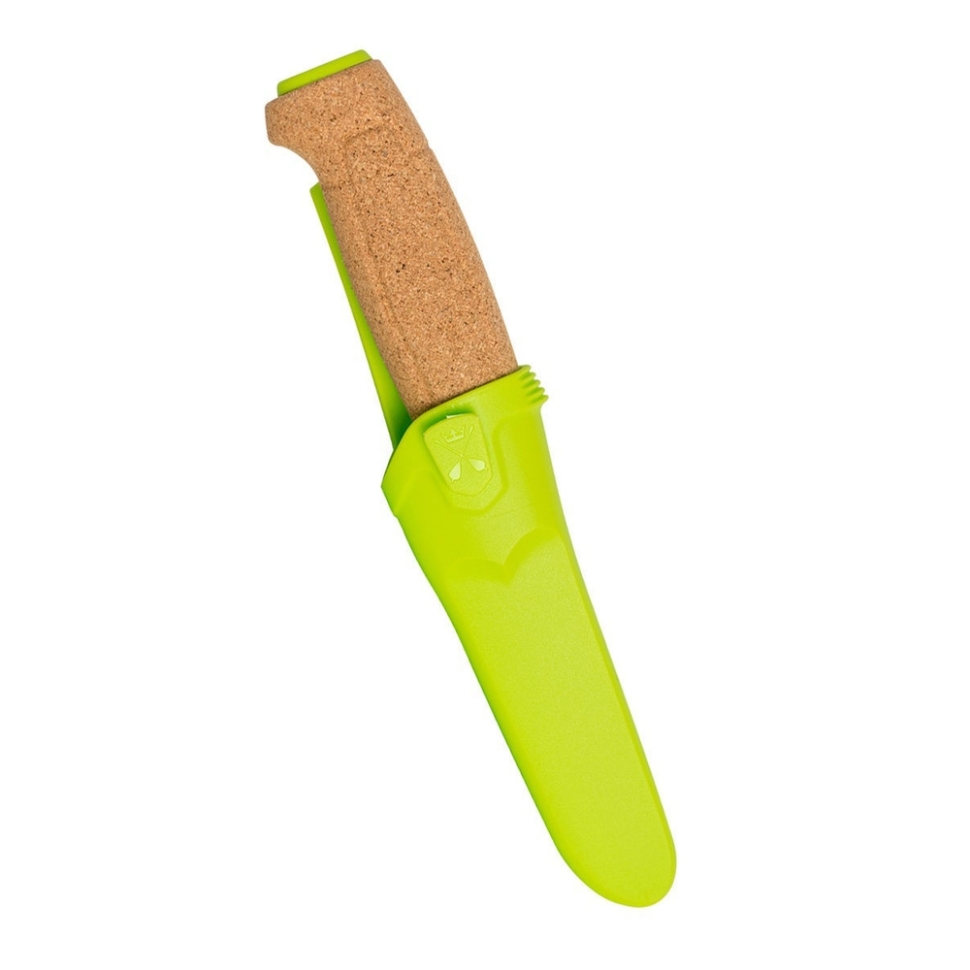 Нож Morakniv Floating Knife (S) Lime, нержавеющая сталь, пробковая